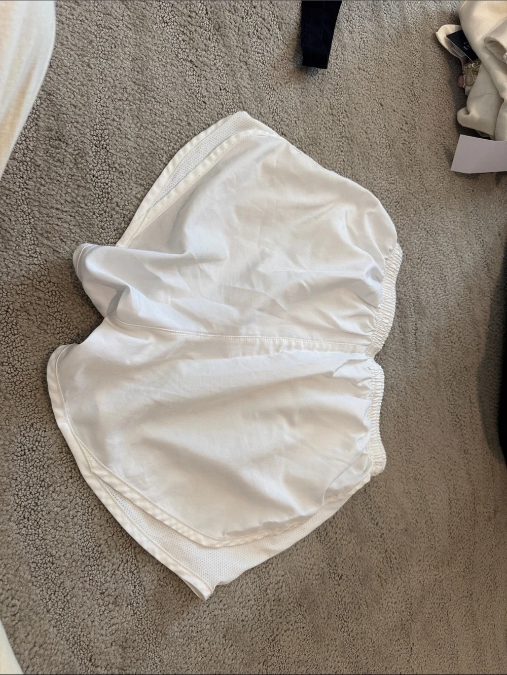 Nike White Women's Athletic Running Shorts